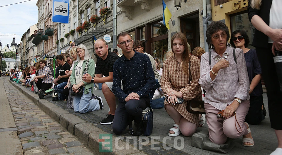 прощання із 12-ма загиблими у російському полоні військовими, Львів