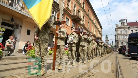 прощання із 12-ма загиблими у російському полоні військовими, Львів