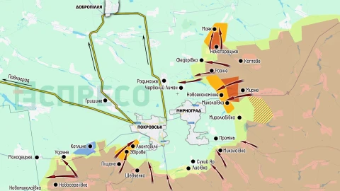 Карта_Покровськ_Мирногорад_липень_2507