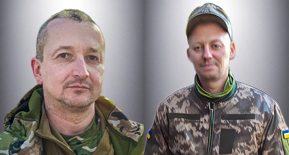 загиблі військові Степан Ямелинець та Юрій Валько