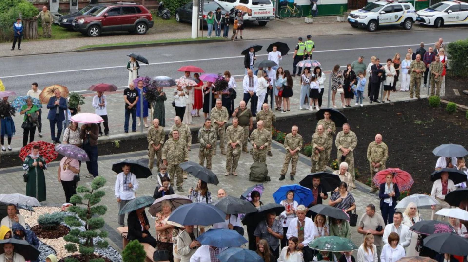 Освячення храму у Делятині