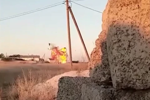 Диверсія проти окупантів з "Ахмату" (Мелітополь)