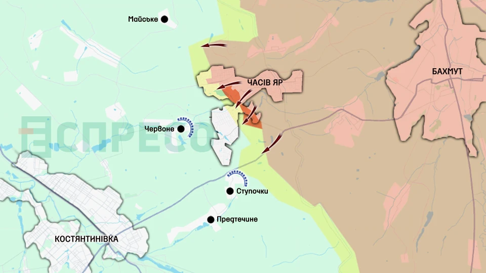 карта Часового Яру