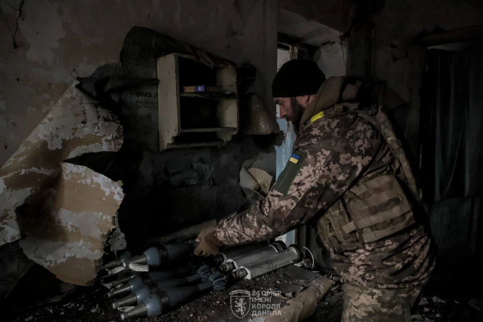 Воїни 24-ї бригади показали бойову роботу розрахунку СПГ-9 у Часовому Яру