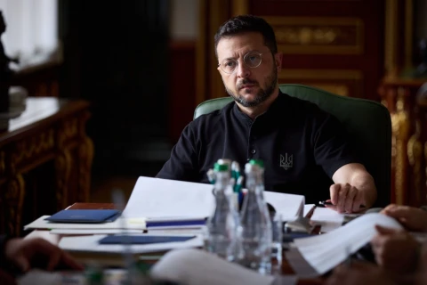 на фото президент України Володимир Зеленський