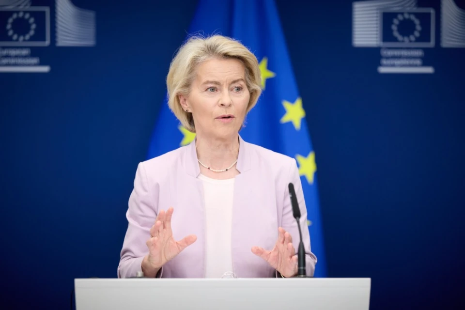 Урсула фон дер Ляєн у Єврокомісії (Брюссель, 17.08.2025)