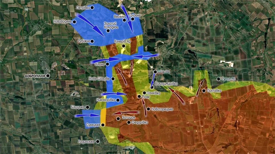 Карта бойових дій