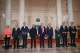 Володимир Зеленський та Дональд Трамп у Білому домі з європейськими лідерами та генсеком НАТО Марком Рютте