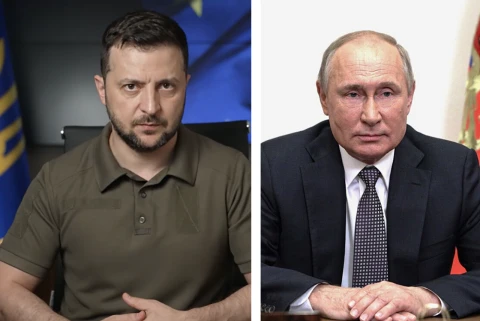 Зеленський, путін