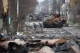 На фото: залишки російської військової техніки на вулицях Бучі, березень 2022 року