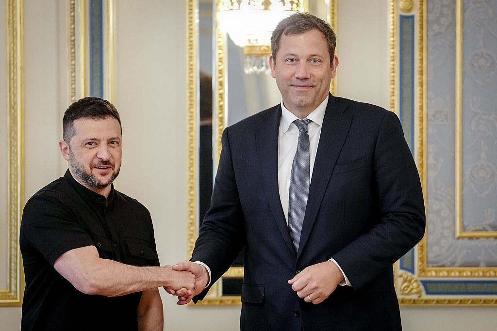 Володимир Зеленський і Ларс Клінґбайль