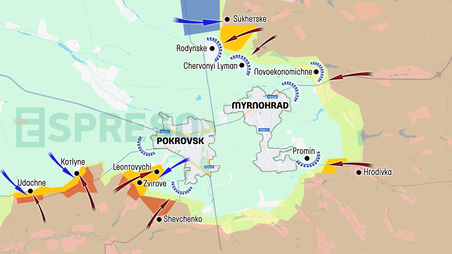 Ukraine Russia war live map, August 22-30