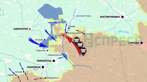 Карта бойових дій за 30 серпня – 6 вересня