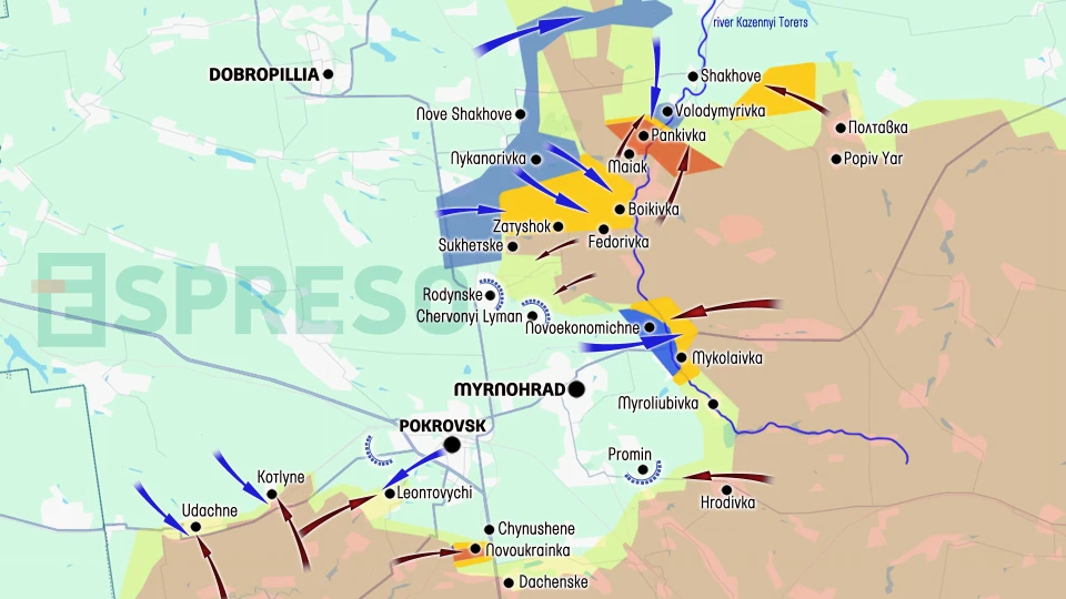 Ukraine Russia war live map, August 30 – September 6