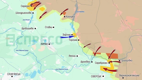 Карта бойових дій за 6-13 вересня