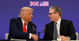 президент США Дональд Трамп та прем'єр-міністр Великої Британії Кір Стармер