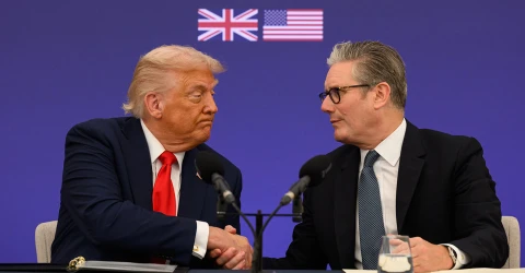 президент США Дональд Трамп та прем'єр-міністр Великої Британії Кір Стармер