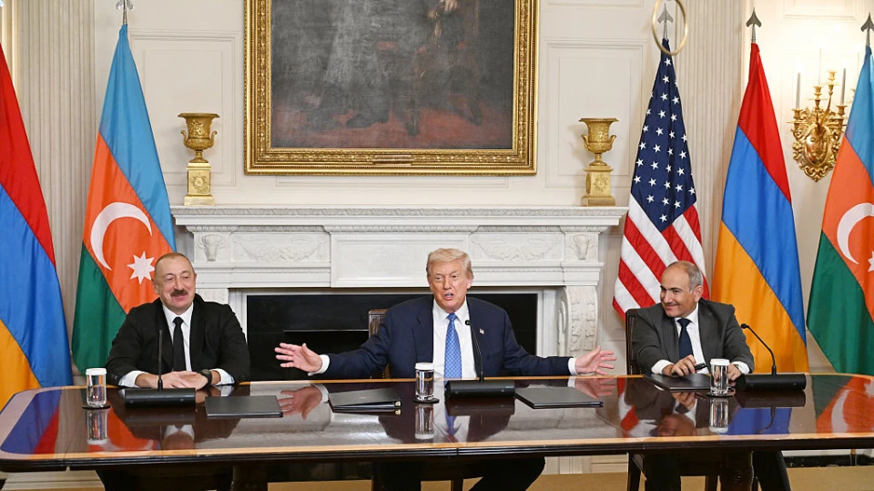 Дональд Трамп, Ільхам Алієв, Нікол Пашинян
