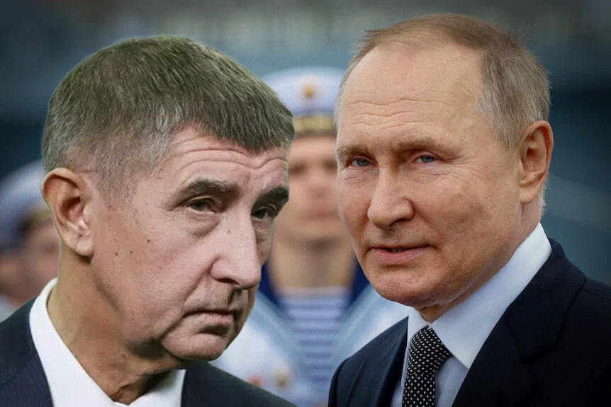 Андрей Бабіш та Володимир Путін