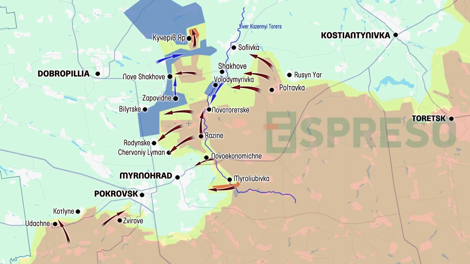 Ukraine Russia war live map, October 4-11