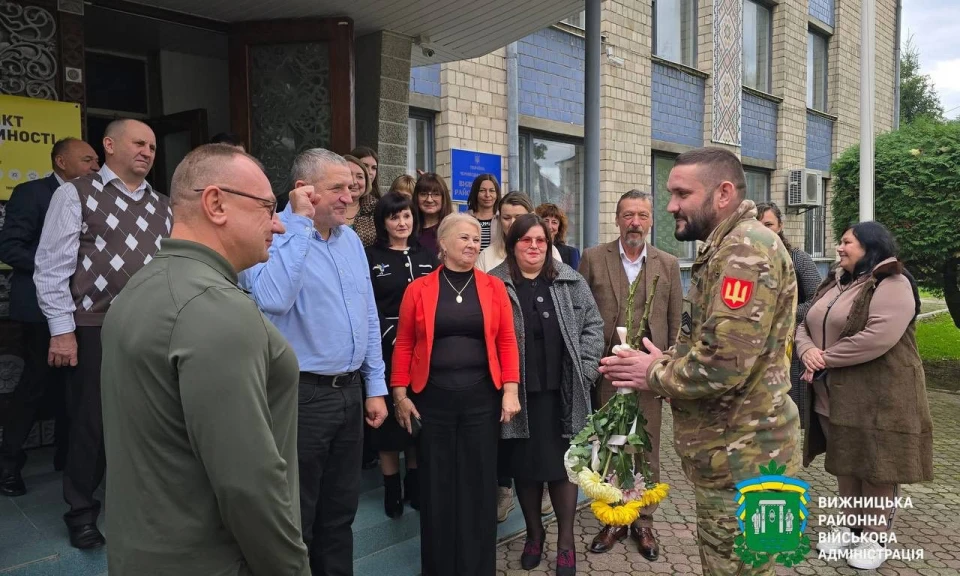 На Буковині зустріли прикордонника Андрія Федюка