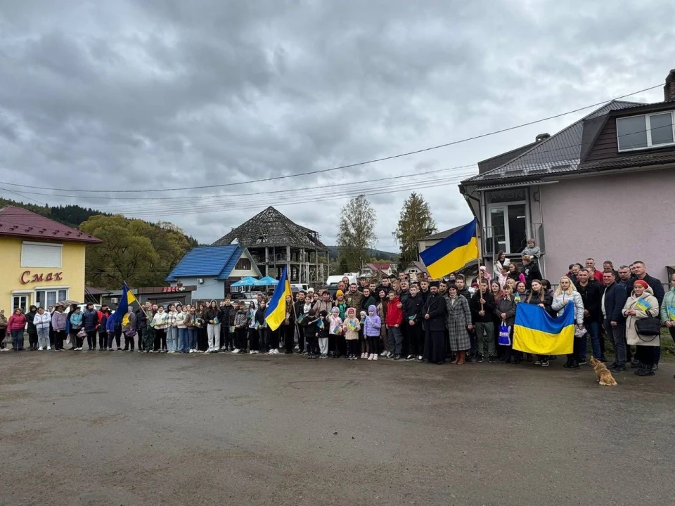 На Буковині зустріли прикордонника Андрія Федюка