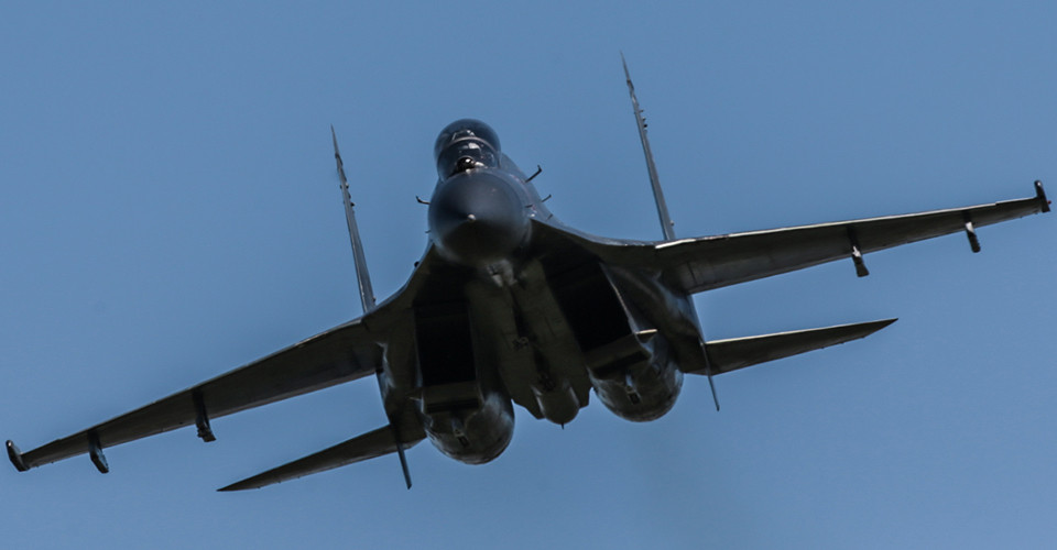 У Криму розбився російський винищувач Су-30