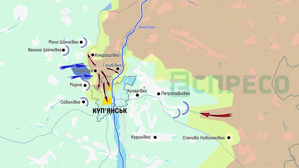 Карта бойових дій за 11-18 жовтня