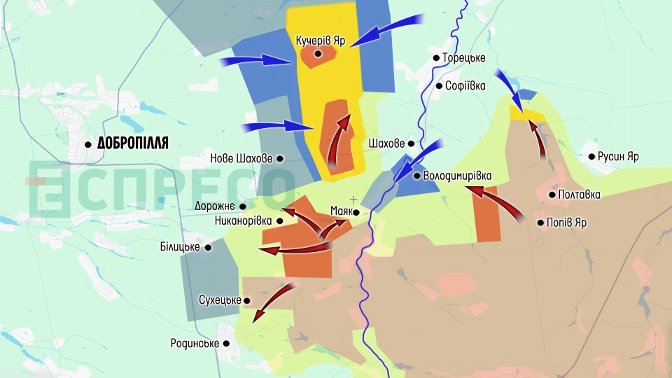 Карта бойових дій за 11-18 жовтня