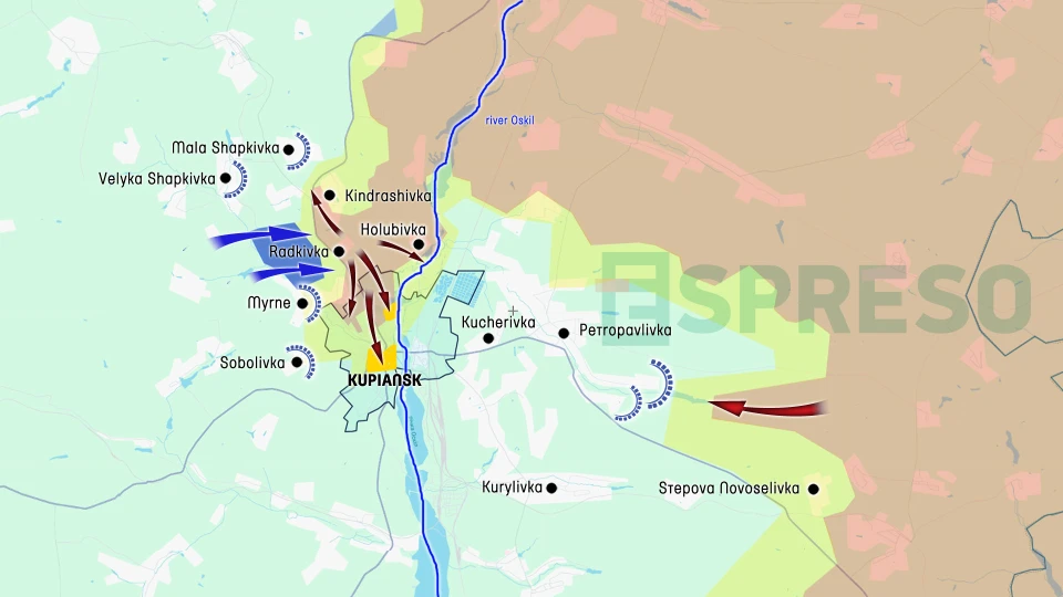 Ukraine Russia war live map, October 11-18