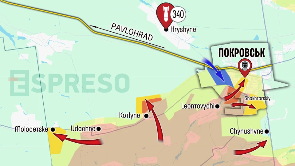 Ukraine Russia war live map, October 18-25