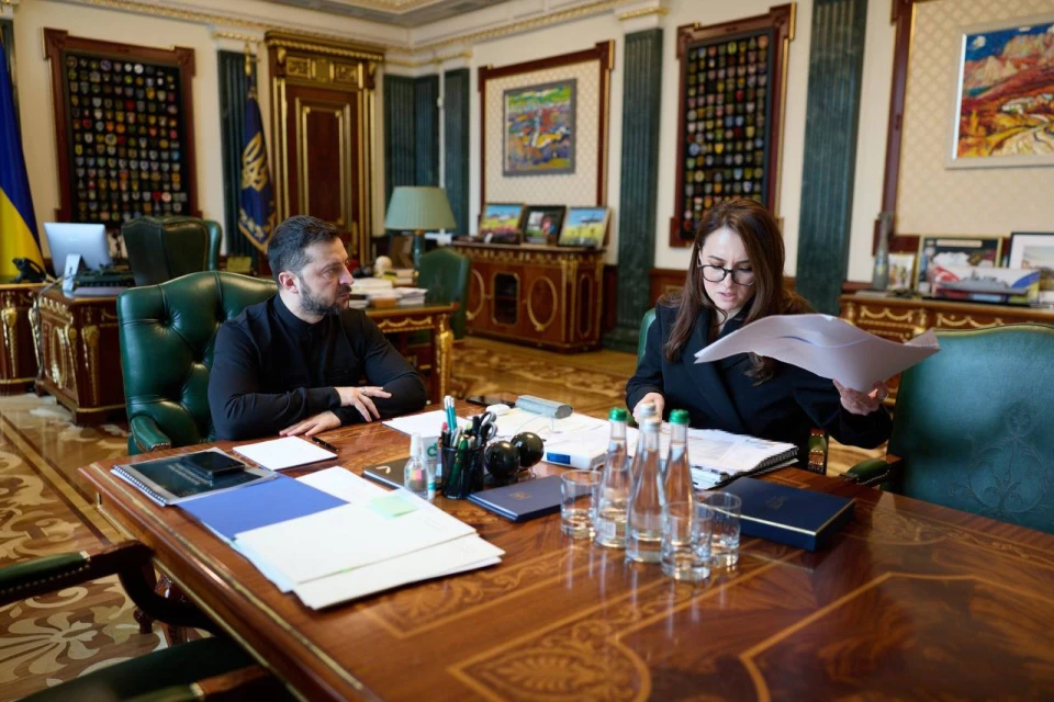 Володимир Зеленський і Юлія Свириденко