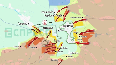 Карта бойових дій за 25-31 жовтня