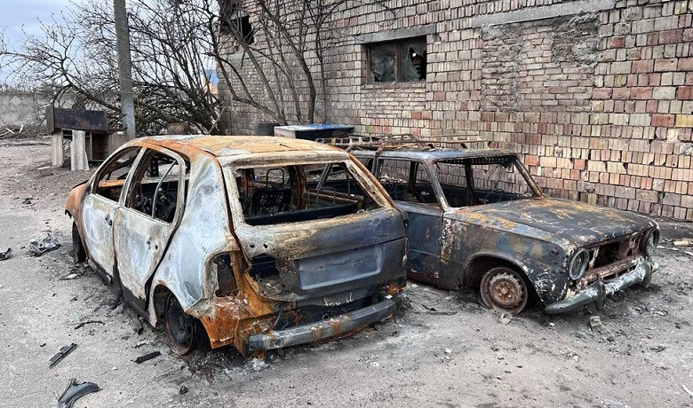 розстріляні авто у Гостомелі
