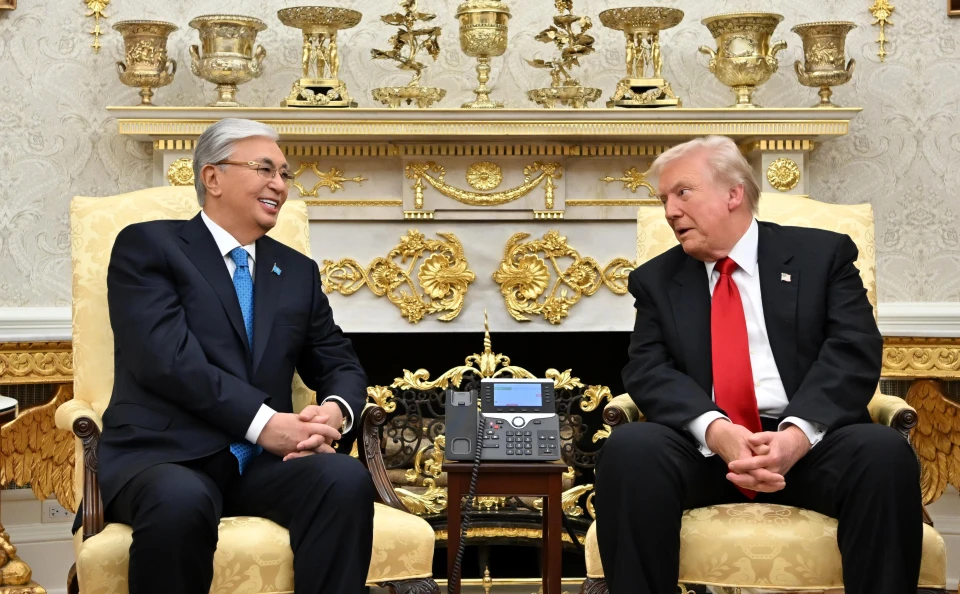 Токаєв та Трамп у Білому домі