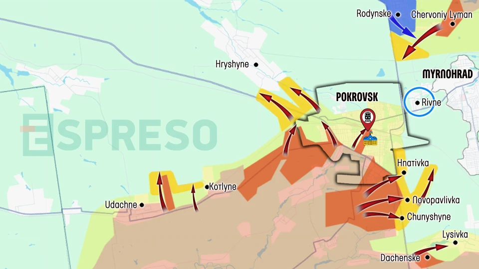 Ukraine Russia war live map, November 1- 8