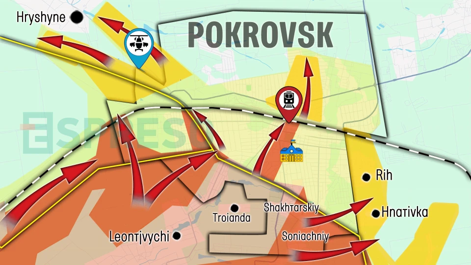 Ukraine Russia war live map, November 1- 8
