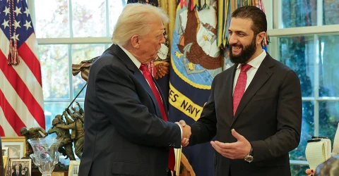 Дональд Трамп і Ахмад аль-Шараа