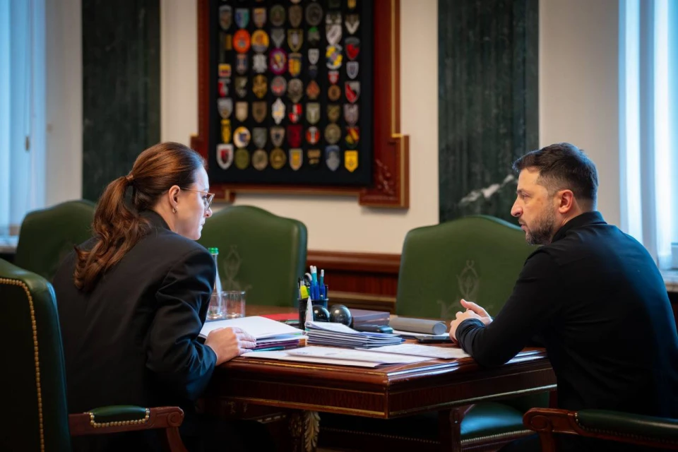 Володимир Зеленський і Юлія Свириденко