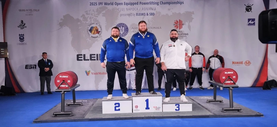 Прикарпатець Віктор Голіней виборов золото на чемпіонаті світу з пауерліфтингу в Румунії