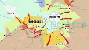 Карта бойових дій за 15-22 листопада