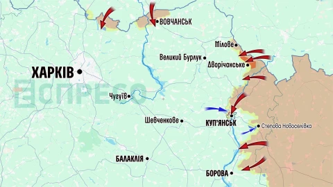 Карта бойових дій за 22-29 листопада