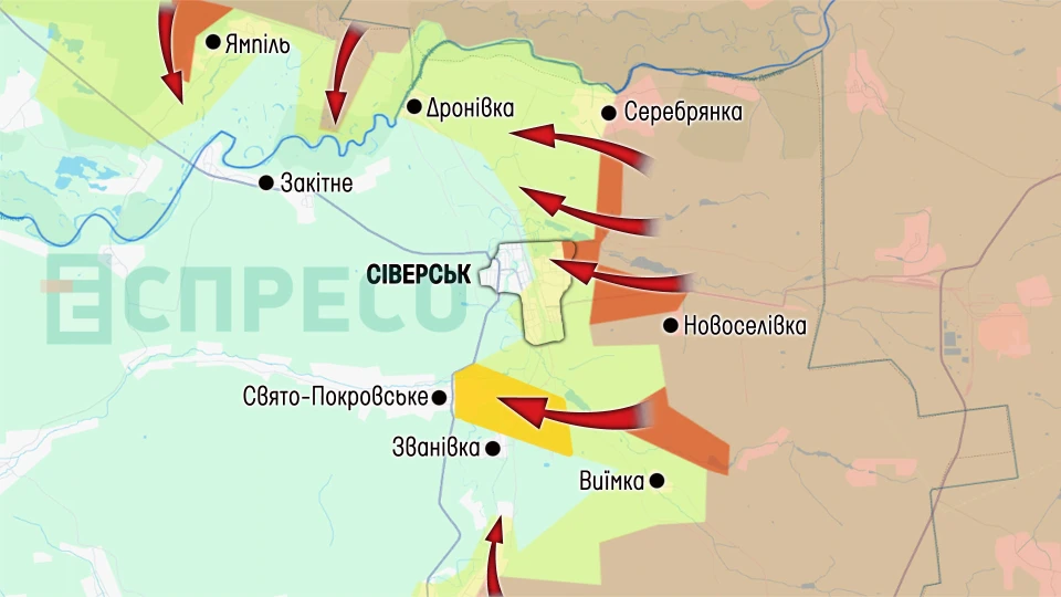 Карта бойових дій за 29 листопада - 6 грудня