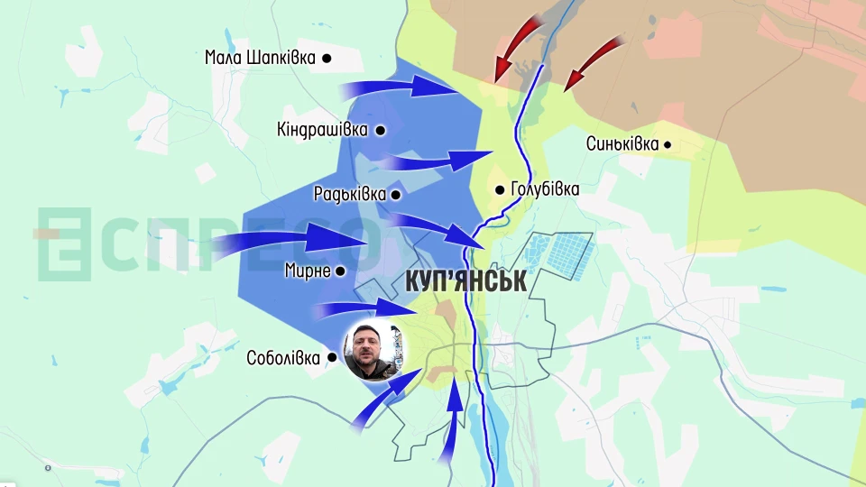 Карта бойових дій за 6-13 грудня
