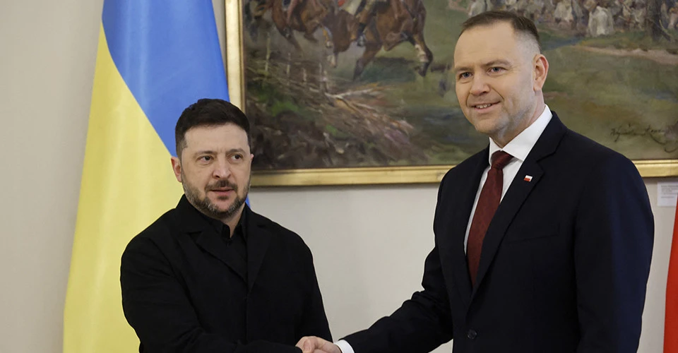 Володимир Зеленський і Кароль Навроцький