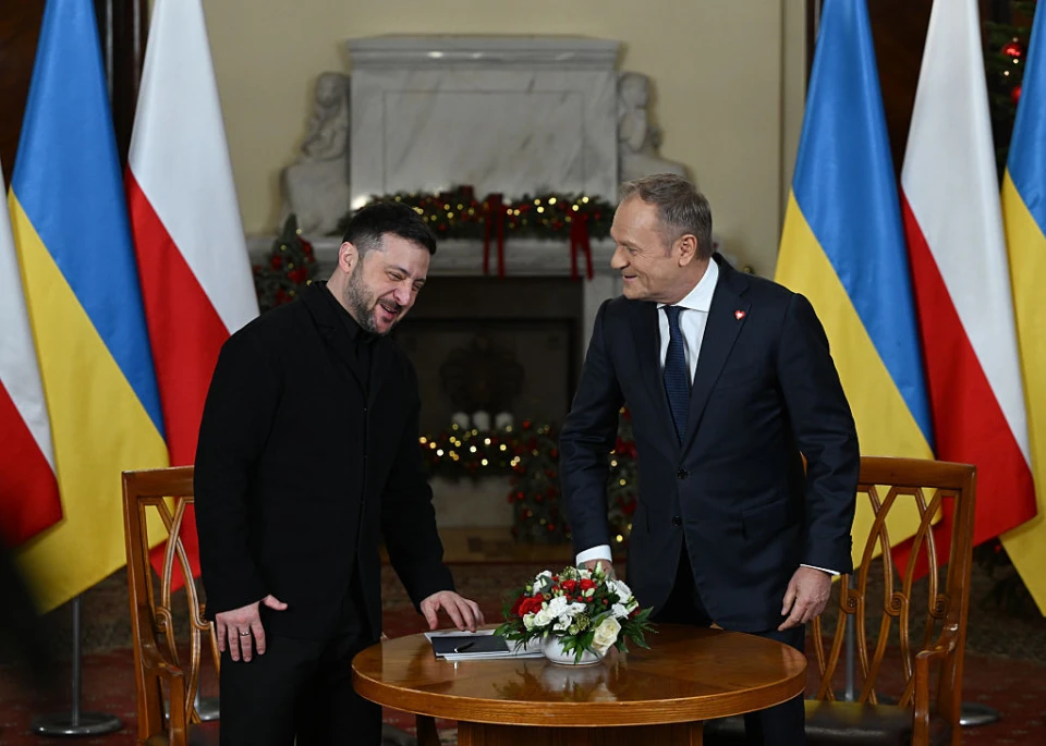 Володимир Зеленський і Дональд Туск