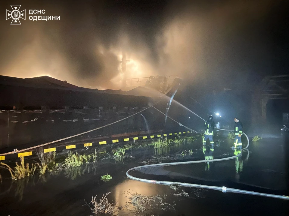 Атака РФ на припортову інфраструктуру Одещини