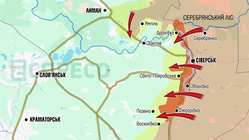 карта бойових дій