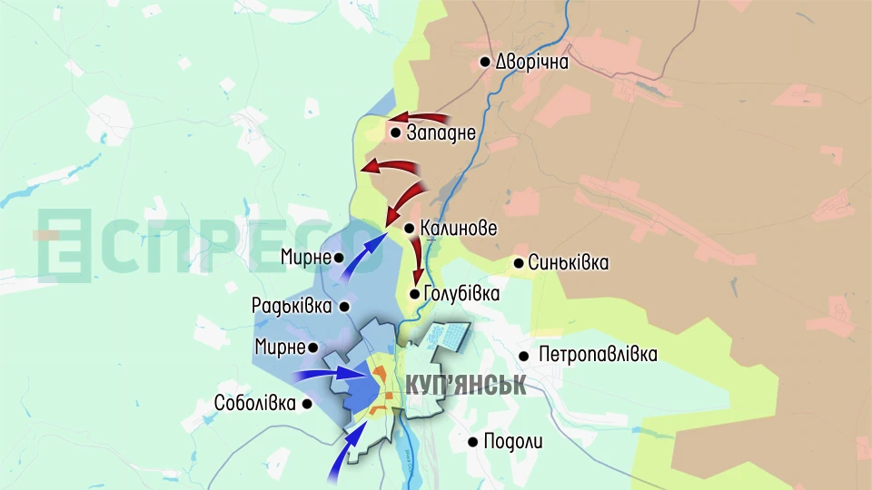 карта бойових дій