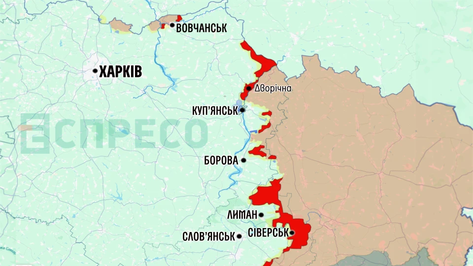 карта бойових дій